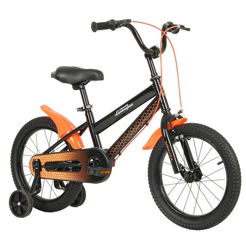 Lamborghini Adjustable Kids Bike (12 inch, Orange) - Image 2